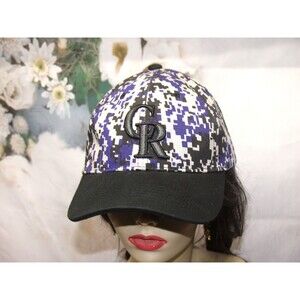 Colorado Rockies Hat Purple Monday's Ltd Edition Hat Baseball Cap Camo Unisex